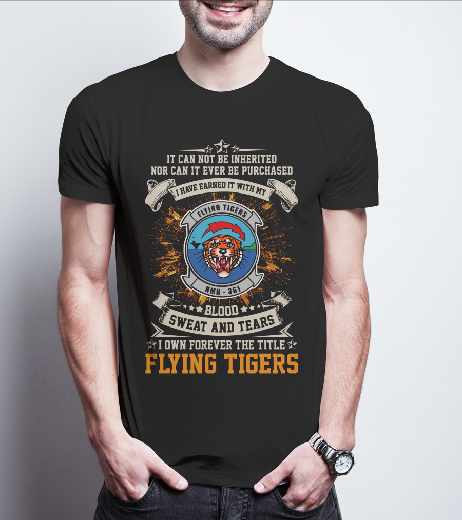 Flying Tigers Hmh-361 Blood Sweat And Tears T-Shirt
