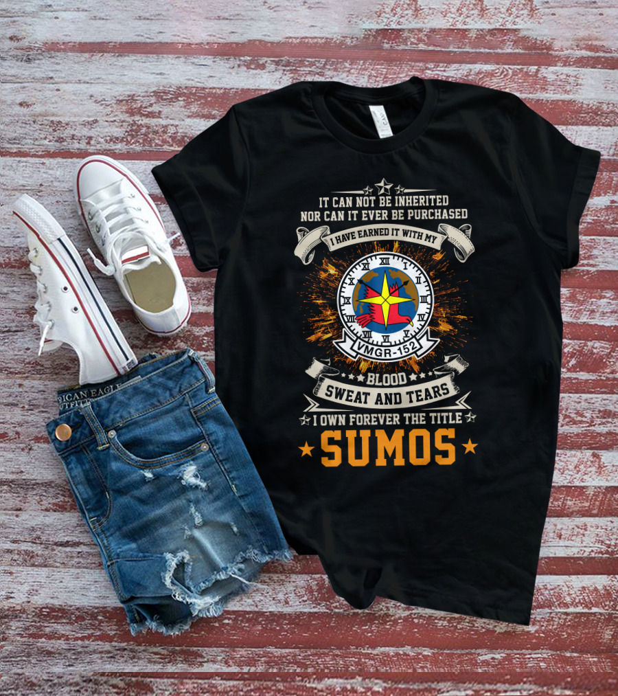 Vmgr-152 Blood Sweat And Tears I Own Forever The Title Sumos T-Shirt
