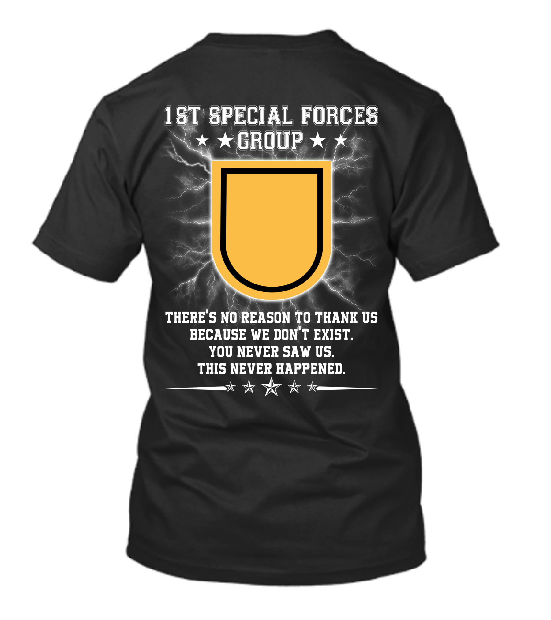 1st Special Forces Group Exclusive Emblem And Motto T-Shirt