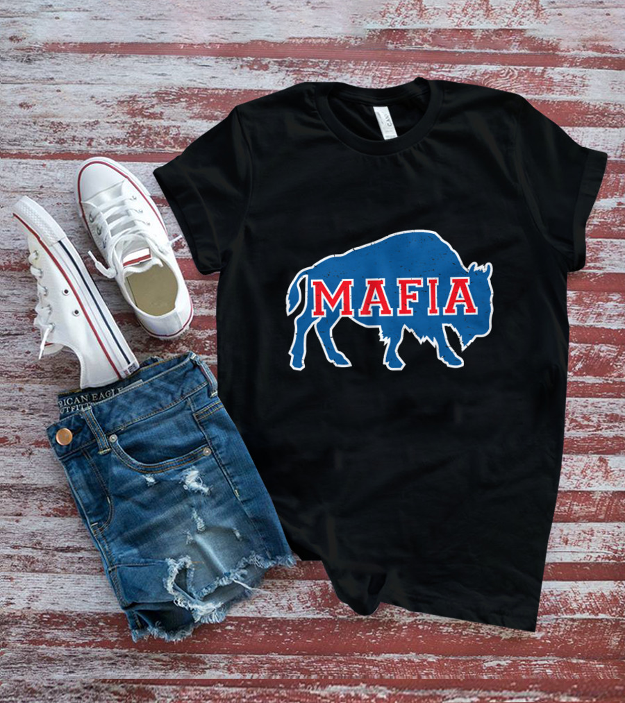 Buffalo Bills Mafia Vintage Buffalo Sports Fan Football T-Shirt