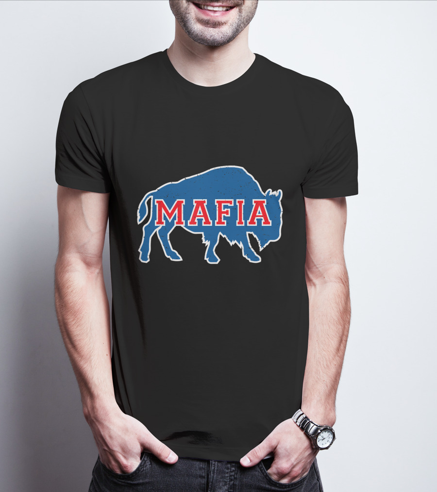 Buffalo Bills Mafia Vintage Buffalo Sports Fan Football T-Shirt