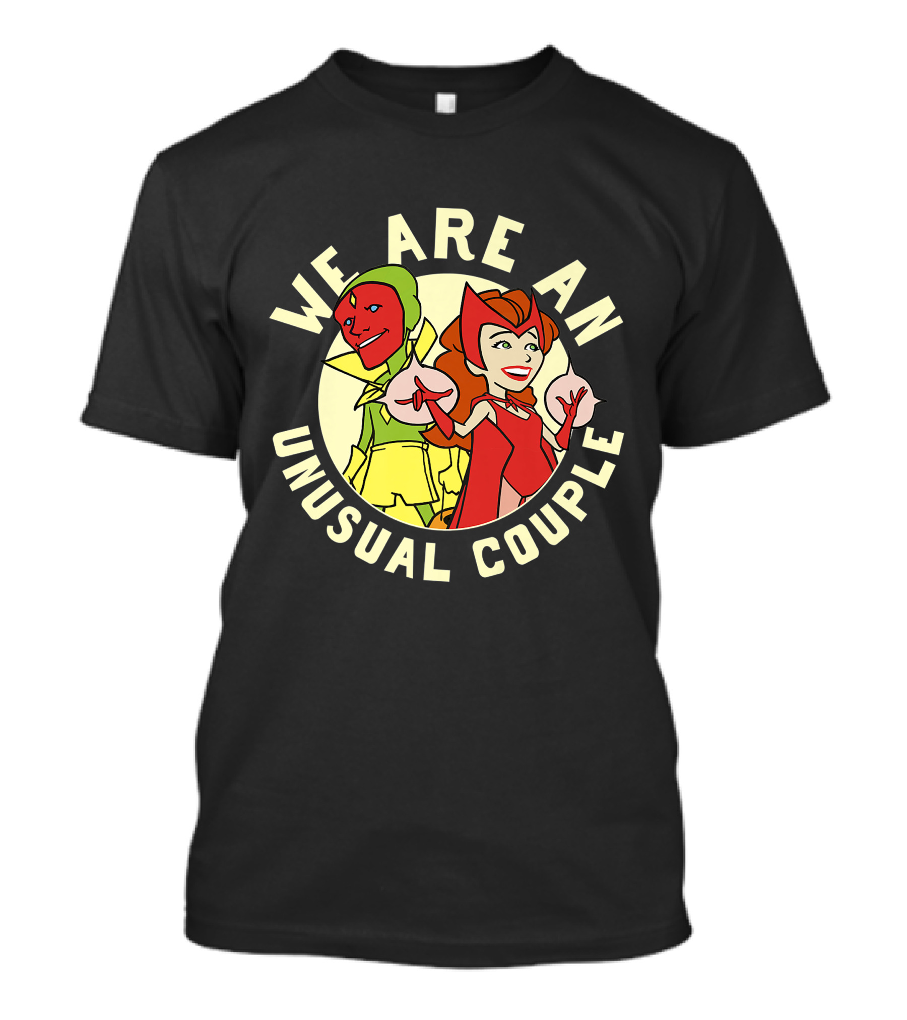 Marvel WandaVision We Are An Unusual Couple Halloween T-Shirt