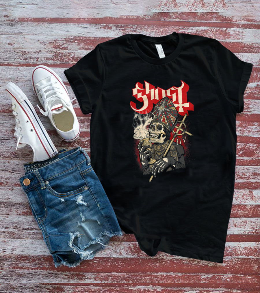 Ghost Impera Chalice Skeleton Bishop T-Shirt