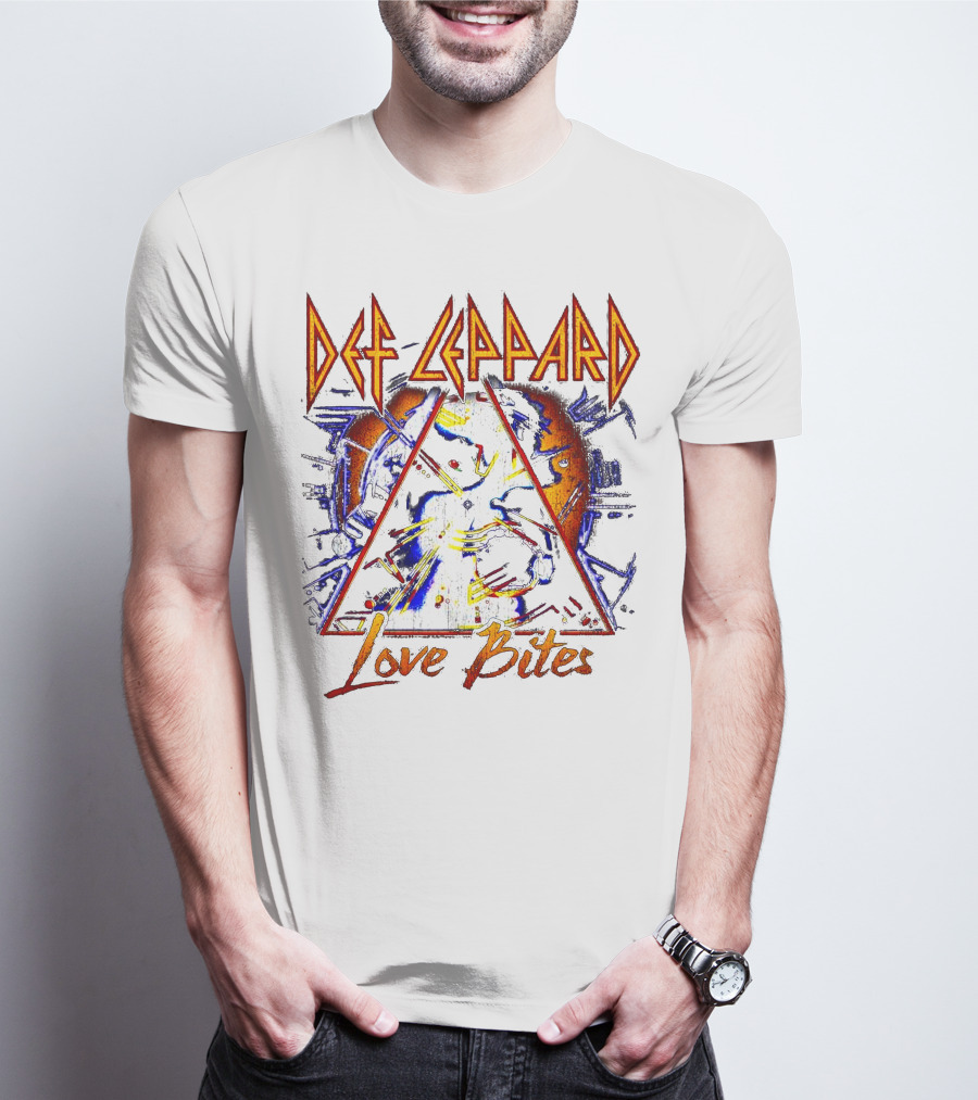 Def Leppard Love Bites Triangle T-Shirt