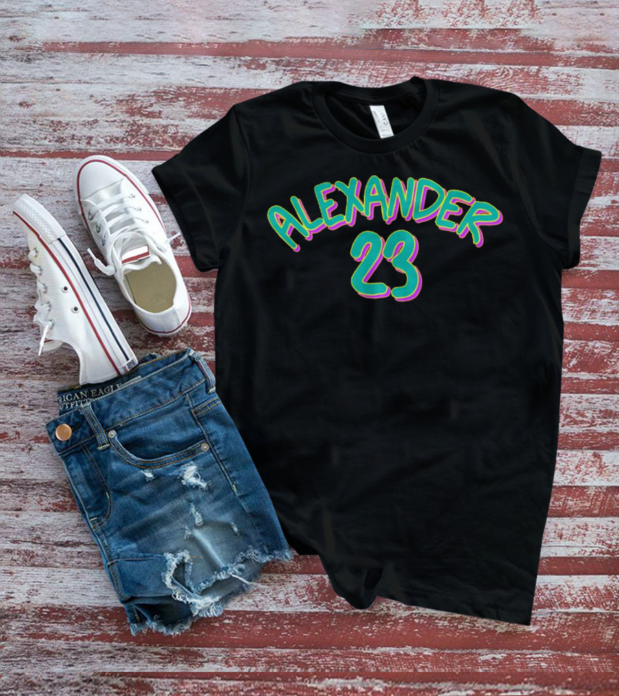 ALEXANDER 23 Bright Neon T-Shirt
