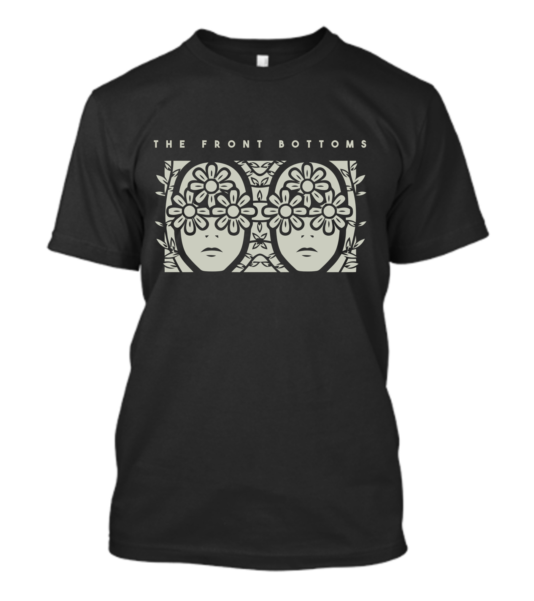 The Front Bottoms Floral Face T-Shirt
