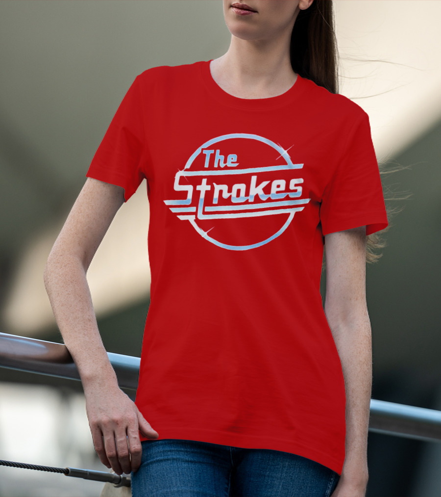 The Strokes Retro Logo Merch T-Shirt