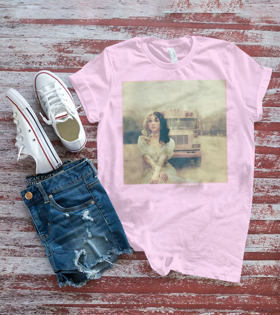 Melanie Martinez Vintage Bus Pastel Pink T-Shirt