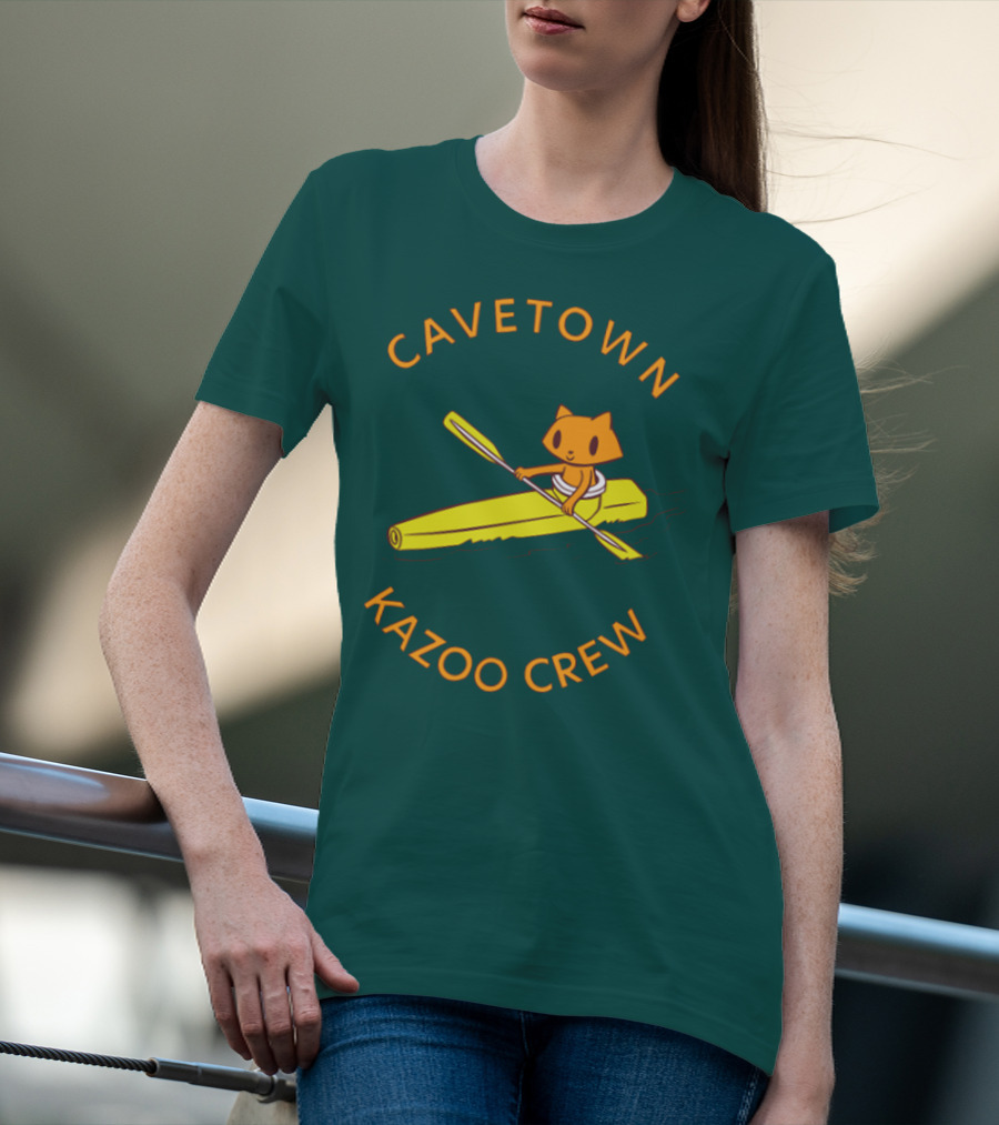 Cavetown Kazoo Crew Cat In Canoe T-Shirt