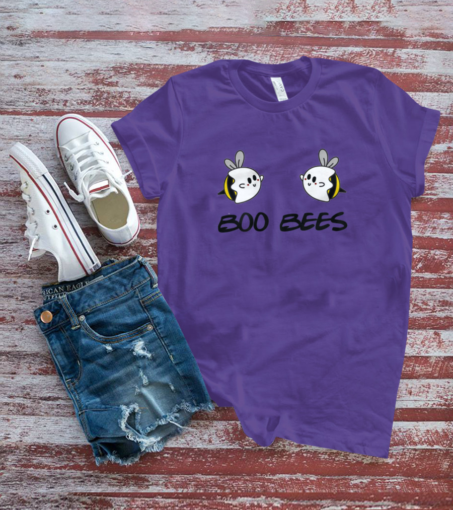 BOO BEES Cute Ghostly Honey Bees Halloween Humor T-Shirt
