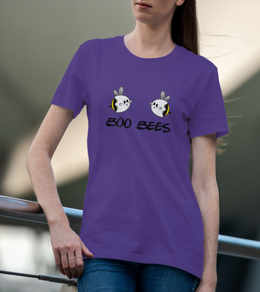 BOO BEES Cute Ghostly Honey Bees Halloween Humor T-Shirt
