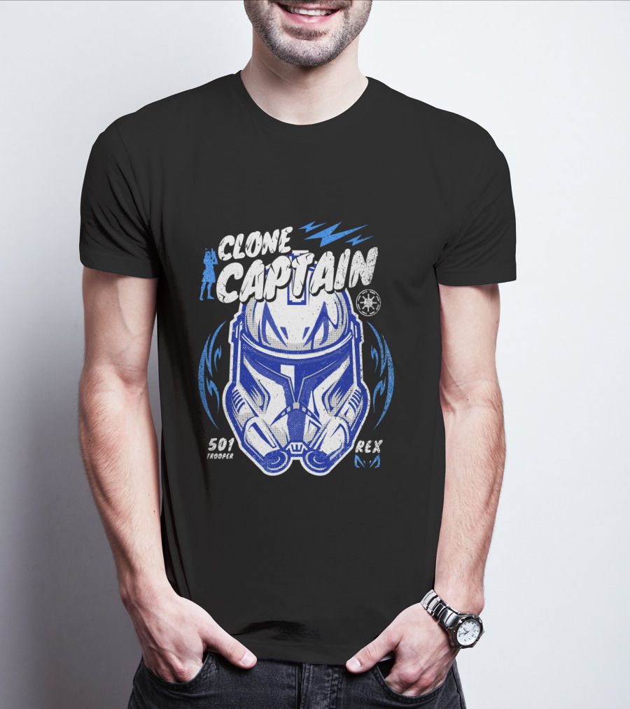 Clone Captain Rex 501 Trooper Star Wars The Clone Wars T-Shirt