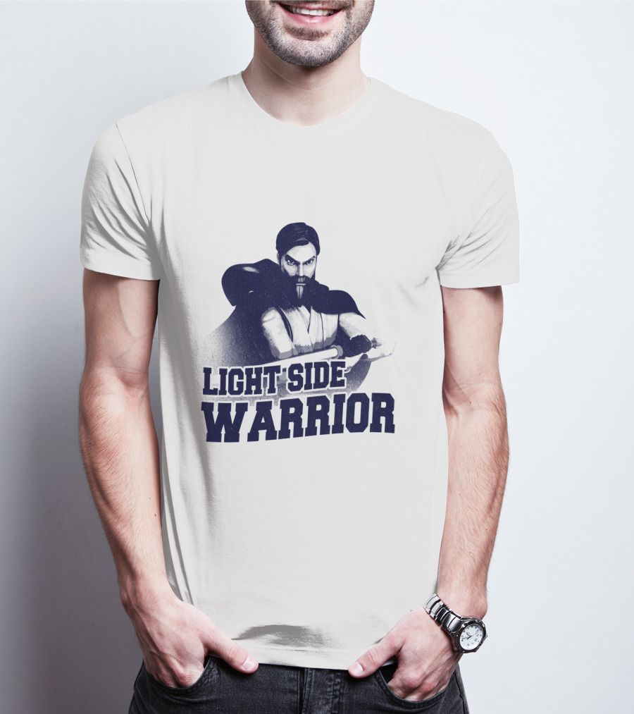 The Clone Wars Obi Wan Kenobi Light Side Warrior T-Shirt