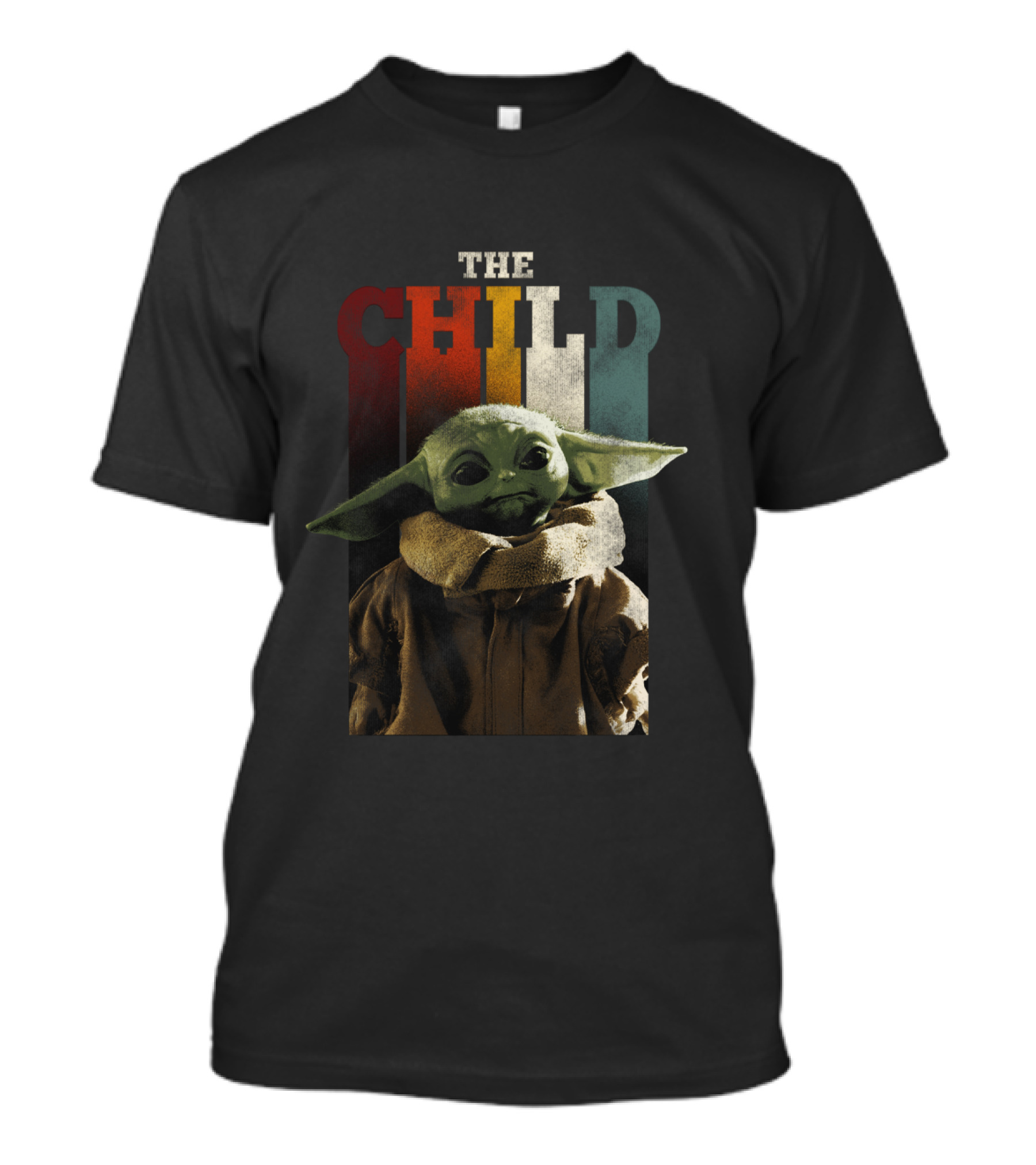 The Mandalorian The Child Retro Colorful T-Shirt