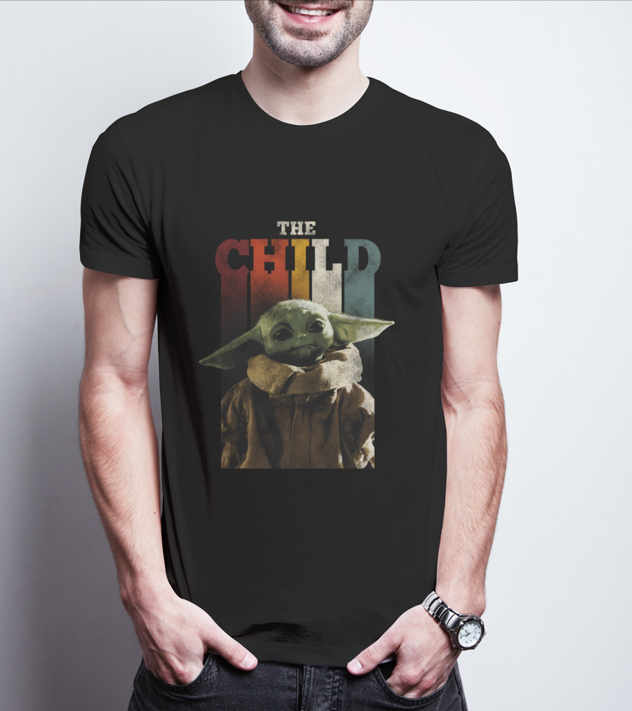 The Mandalorian The Child Retro Colorful T-Shirt