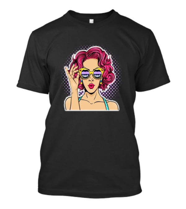 SN Shades Pop Art Retro Vibes T-Shirt