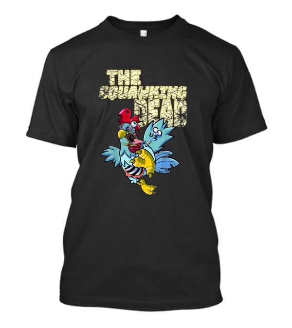 The Squawking Dead Walking Zombie Chicken T-Shirt