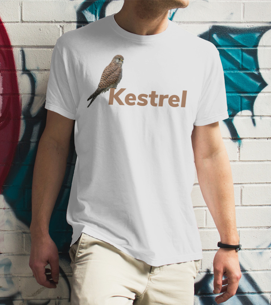 Kestrel Ornithology Falcon Bird Beautiful Falcon Bird T-Shirt