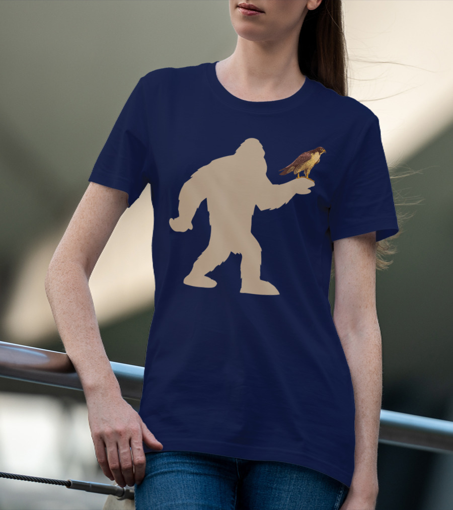 Peregrine Falcon Bigfoot Bird Falcon Animal T-Shirt
