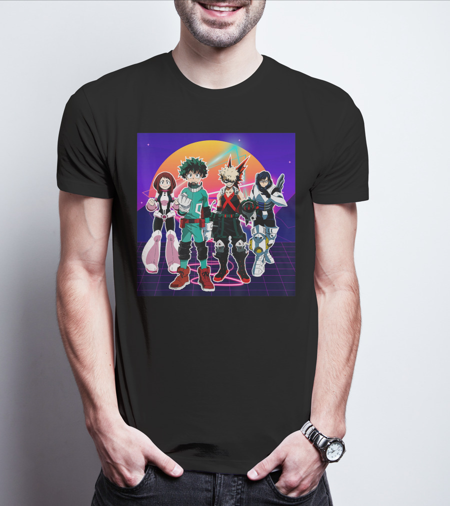 All Together Academia Heroes Essential Manga Series Outfits T-Shirt