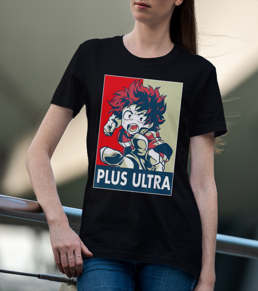 Plus Ultra My Hero Academia Manga Anime Hero T-Shirt