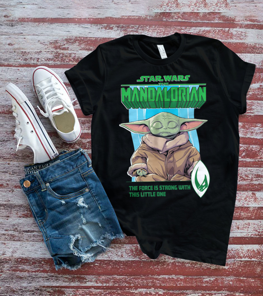 Star Wars The Mandalorian Grogu The Force Is Strong With This Little One T-Shirt