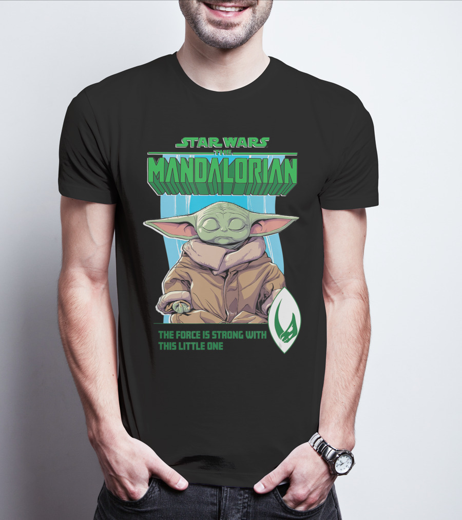 Star Wars The Mandalorian Grogu The Force Is Strong With This Little One T-Shirt