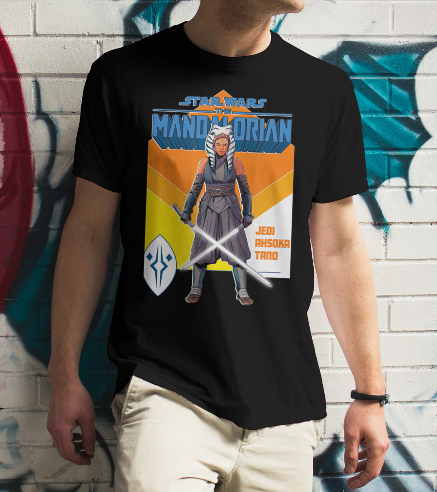Star Wars The Mandalorian Jedi Ahsoka Tano Lightsaber T-Shirt