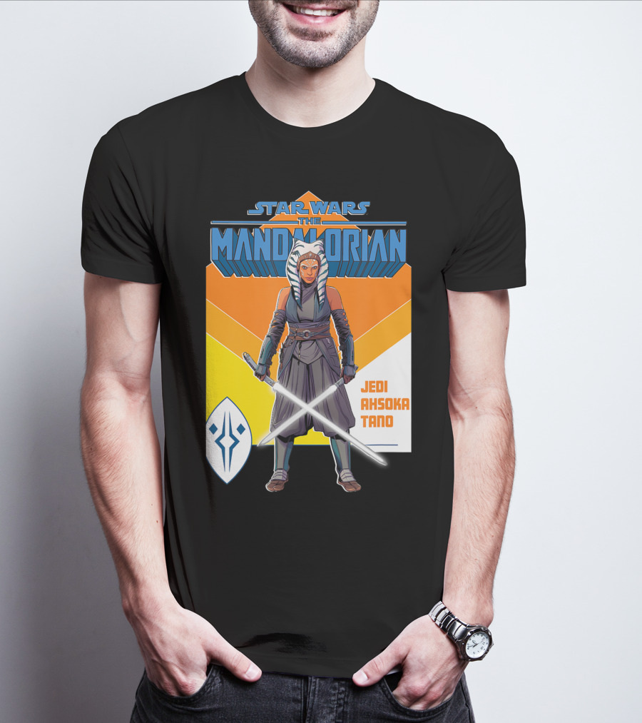 Star Wars The Mandalorian Jedi Ahsoka Tano Lightsaber T-Shirt