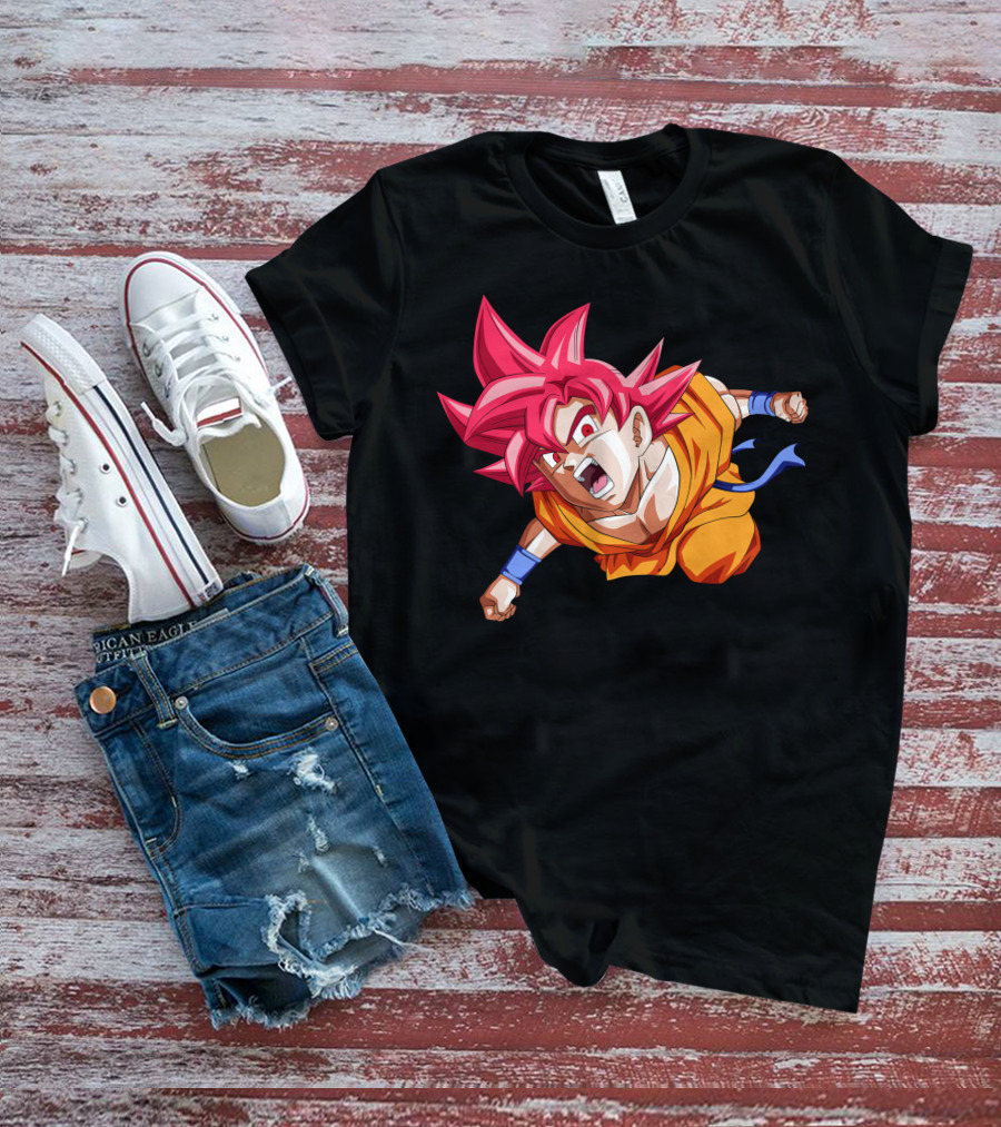 Your Favorite Dragon Ball Super Saiyan Character Iconic Transformation T-Shirt