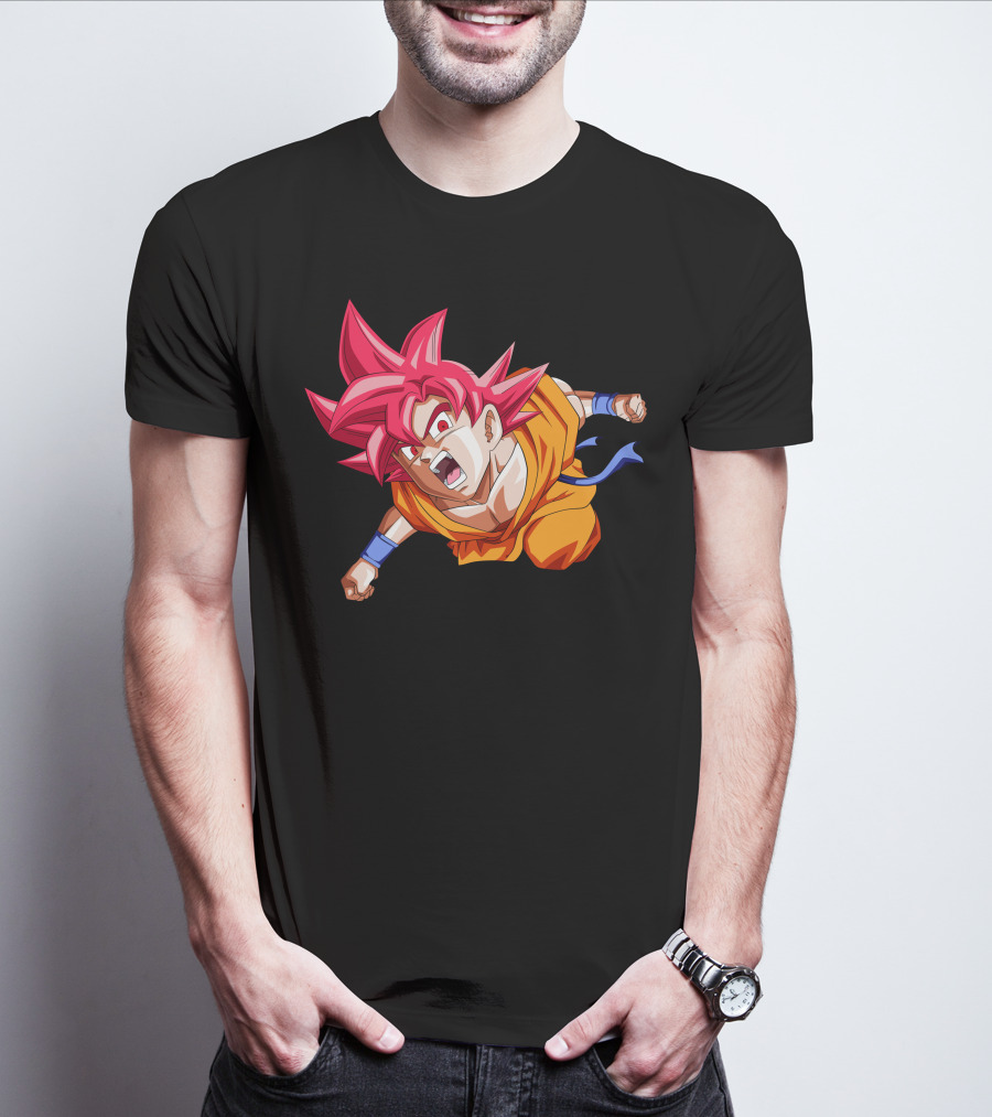 Your Favorite Dragon Ball Super Saiyan Character Iconic Transformation T-Shirt