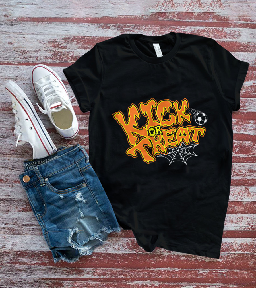 Kick Or Treat Halloween Soccer T-Shirt