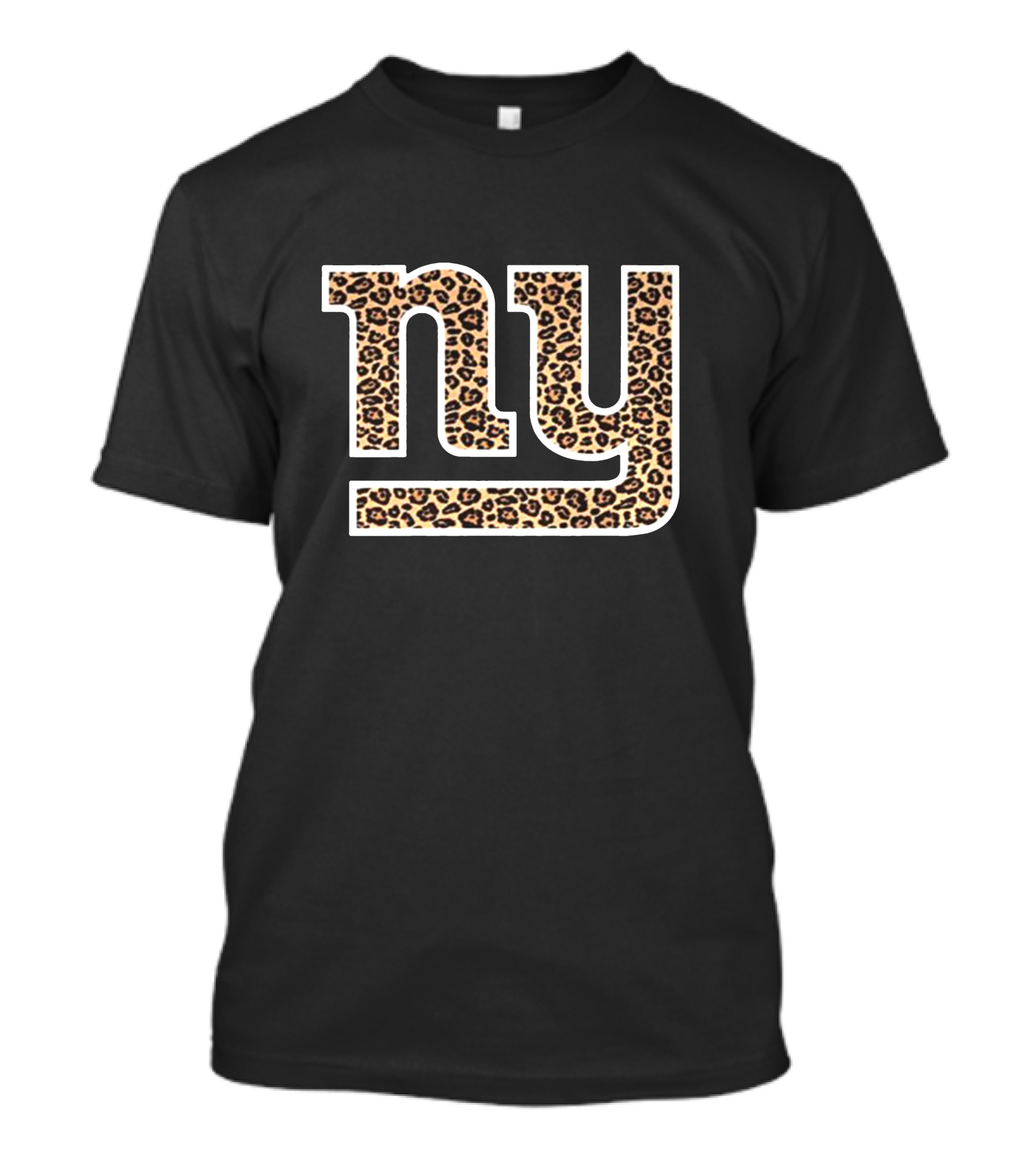 NY Giants Leopard Print T-Shirt