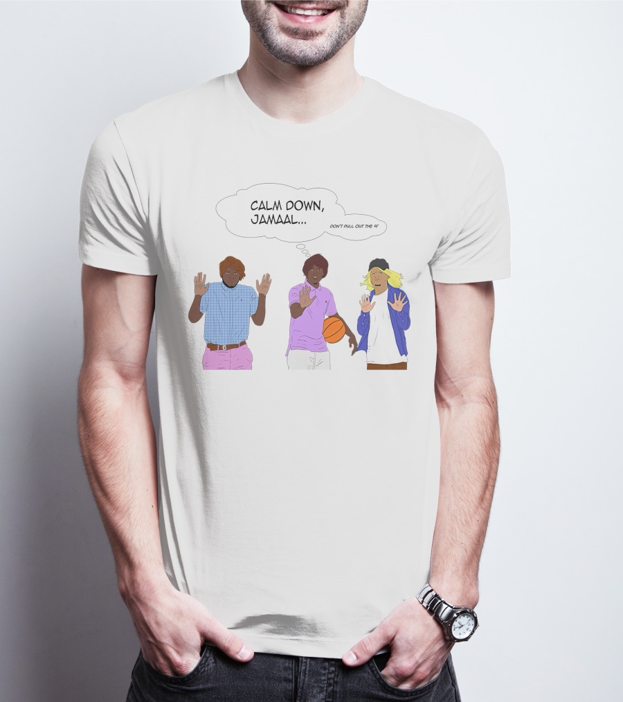 Calm Down Jamaal Don't Pull Out The 9 Rdcworld1 Merch T-Shirt