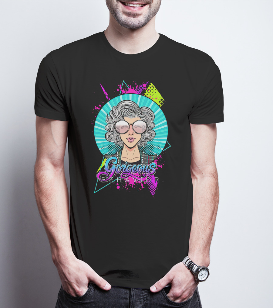 Gorgeous Behavior Granny Merch Vibrant T-Shirt