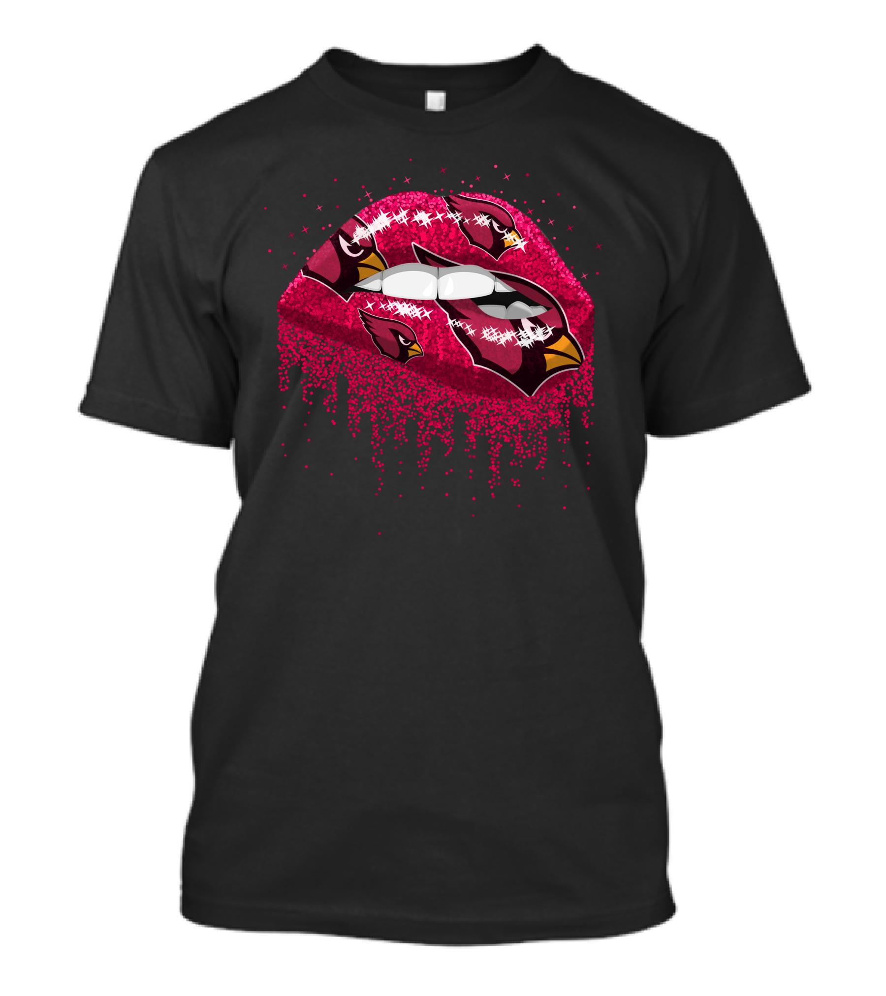 Arizona Cardinals Logo Lips T-Shirt