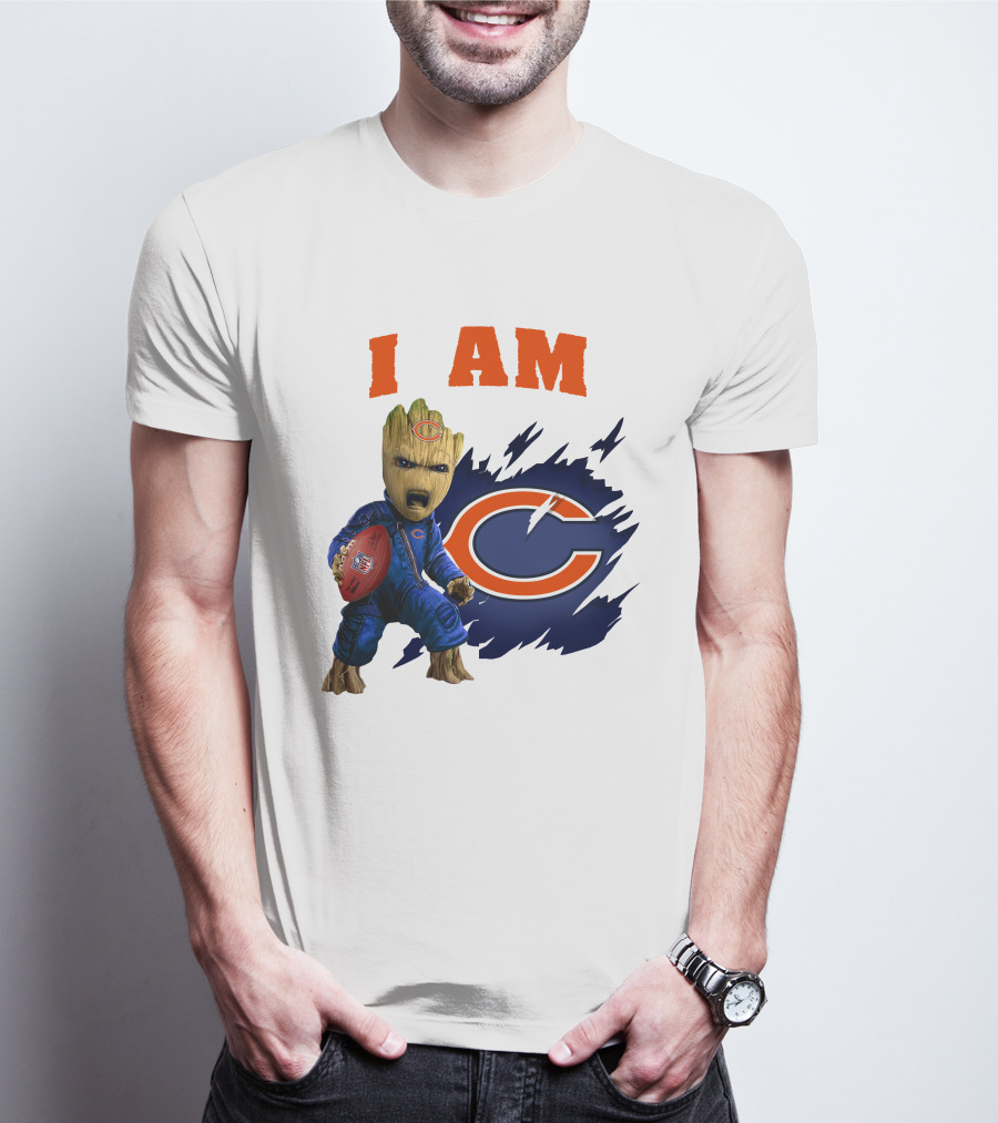 I Am Groot Chicago Bears Football C T-Shirt