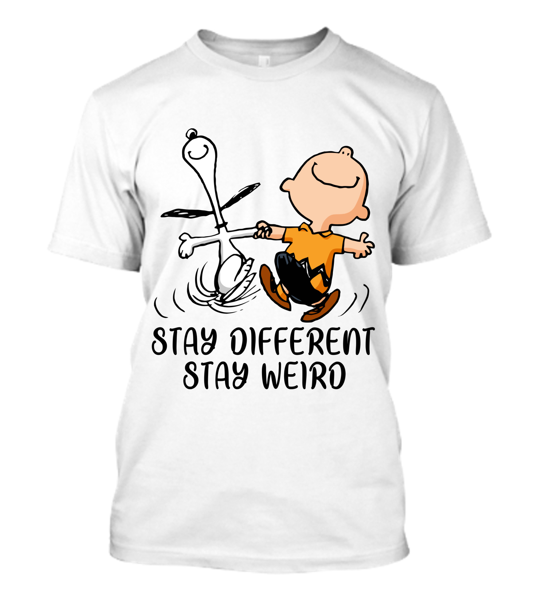 Stay Different Stay Weird Snoopy And Friends Dance T-Shirt