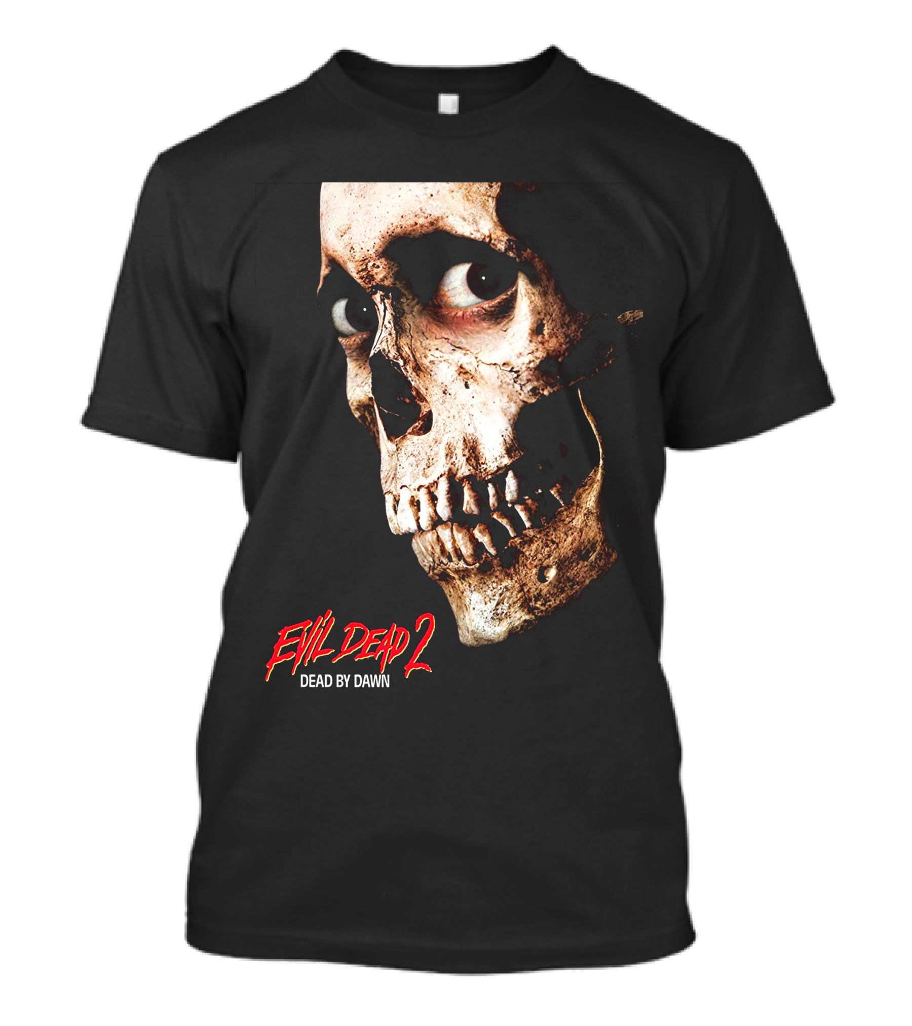 Evil Dead 2 Dead By Dawn Skull Face T-Shirt