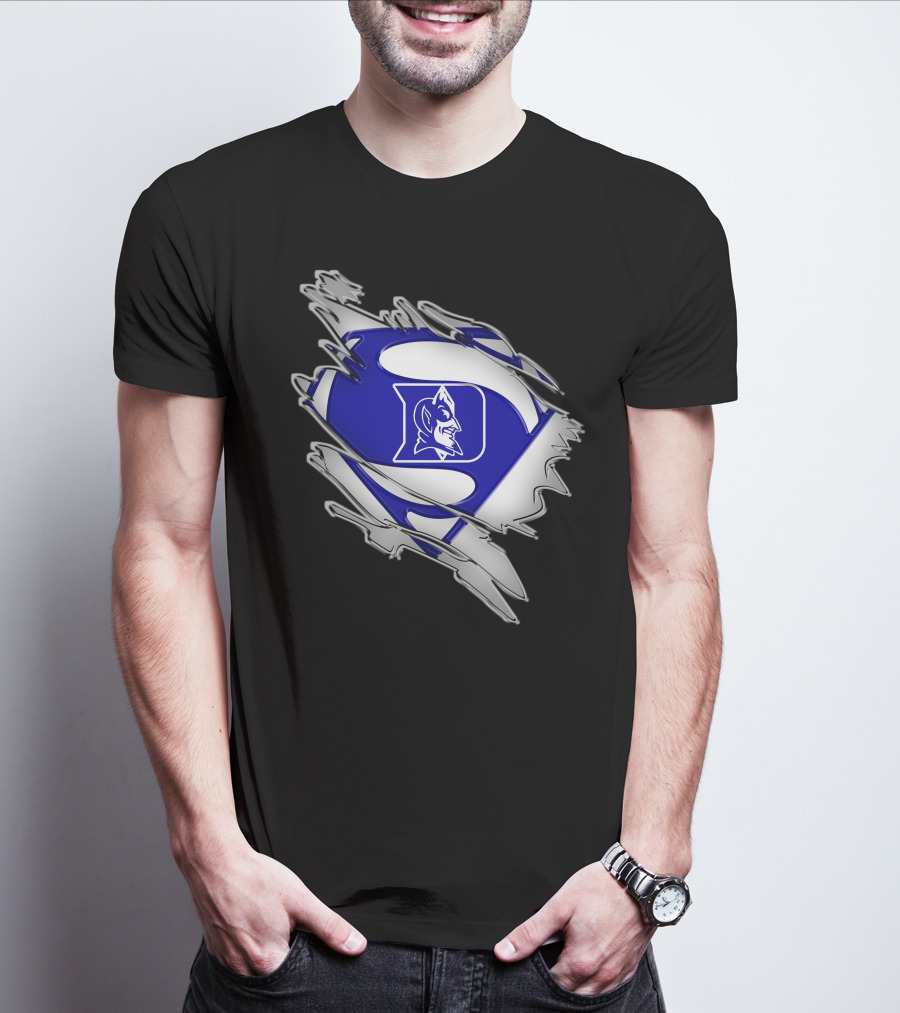 Duke Blue Devils Superman Icon T-Shirt