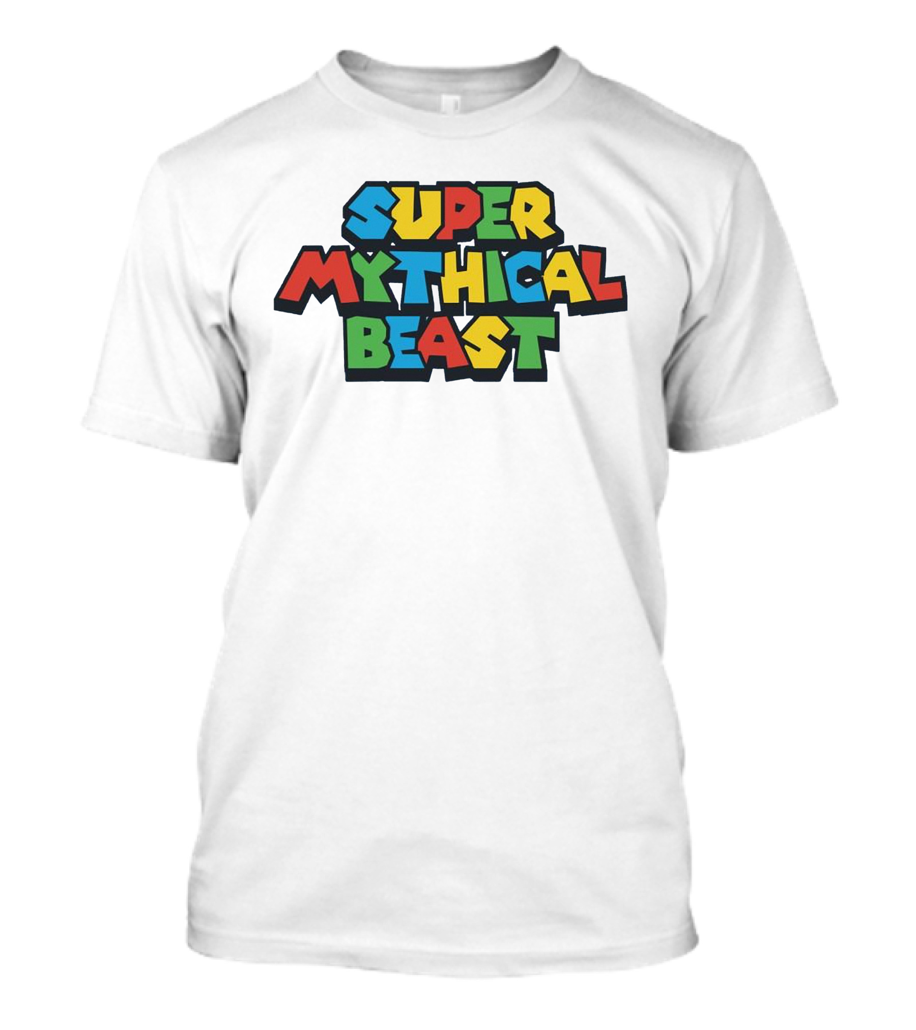 Super Mythical Beast Retro Game-Inspired T-Shirt