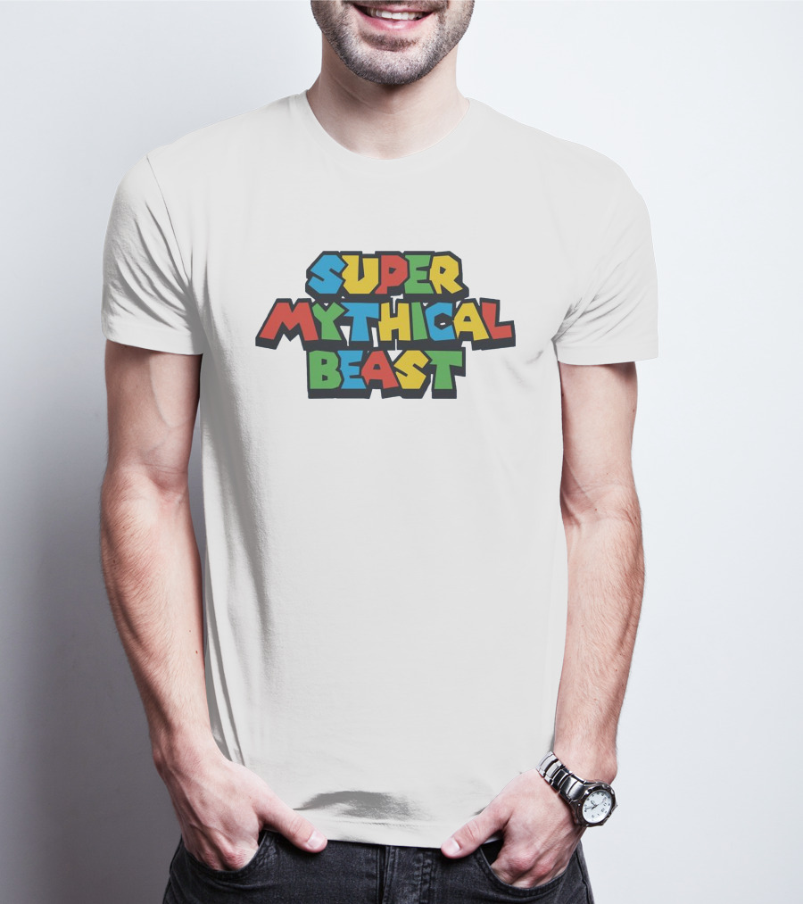 Super Mythical Beast Retro Game-Inspired T-Shirt