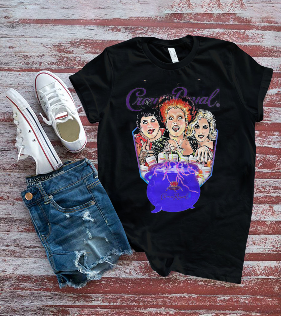 Crown Royal Halloween Hocus Pocus Witches Cauldron Magic T-Shirt
