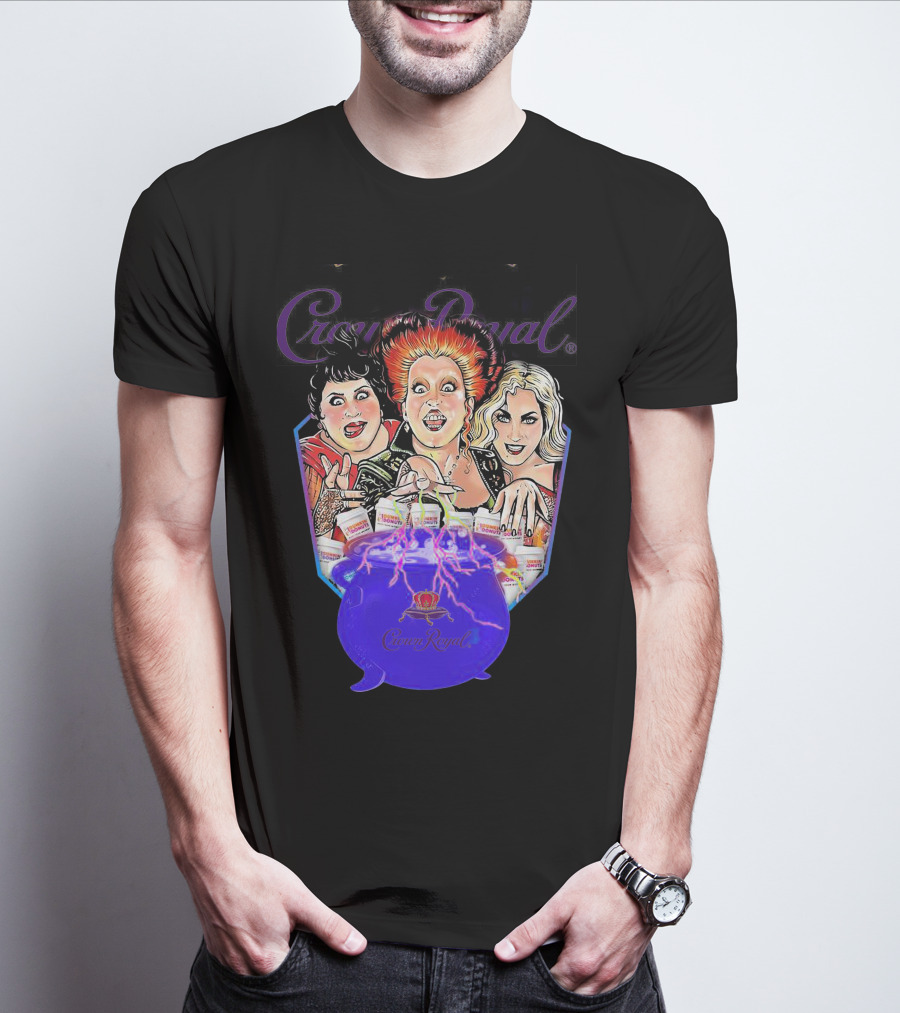 Crown Royal Halloween Hocus Pocus Witches Cauldron Magic T-Shirt