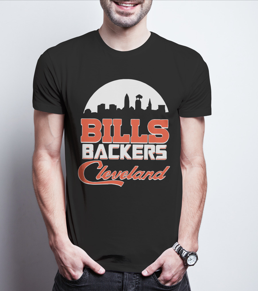 Bills Backers Cleveland Skyline T-Shirt
