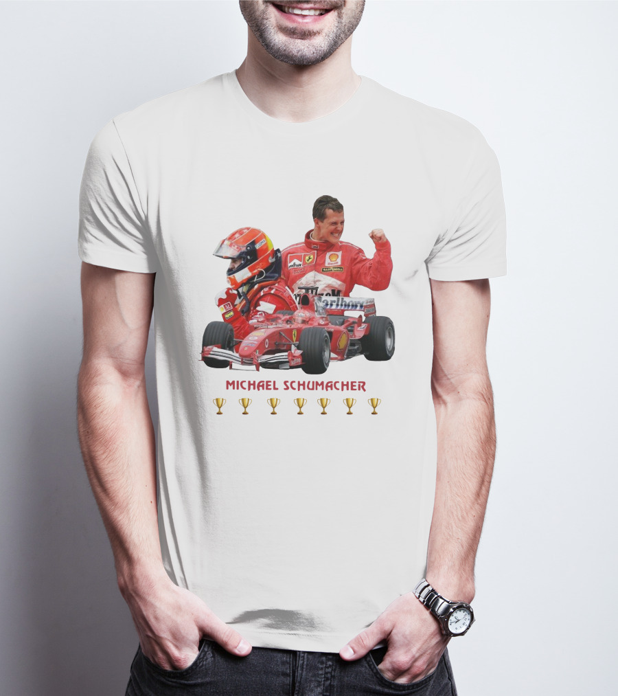 Michael Schumacher Ferrari Racing Champion Thank You For The Memories T-Shirt