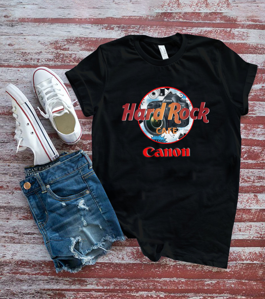 Hard Rock Café Canon Camera T-Shirt