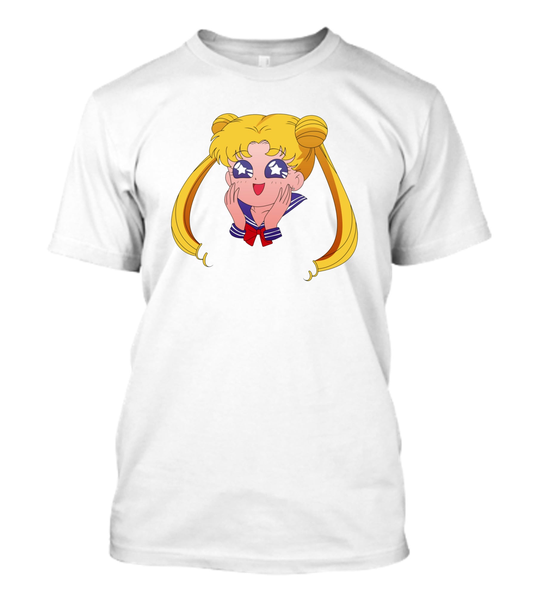 Sailor Moon Usagi Tsukino Star Eyes Anime Character T-Shirt