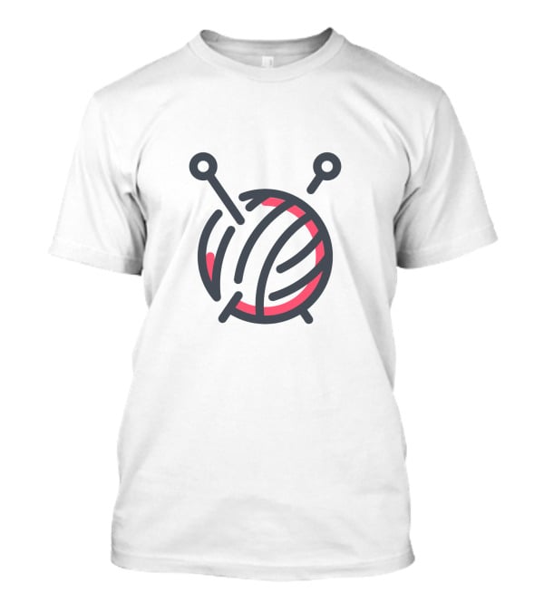 Yarn Ball With Knitting Needles T-Shirt