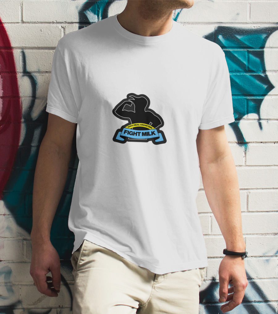 100% Real Crowtein Fight Milk T-Shirt